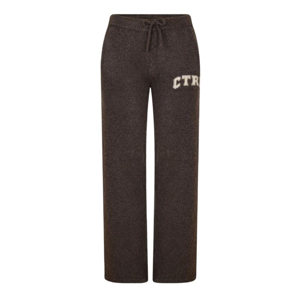 Couture Womens/Ladies Fleece Wide Leg Sweatpants / Brown